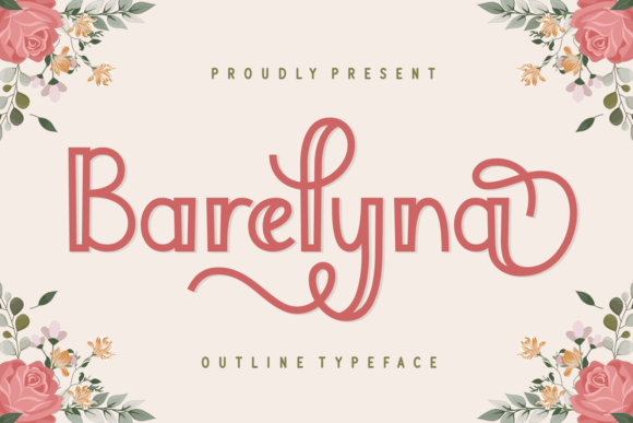 Barelyna: A Handwritten Display Font for Authentic Expression