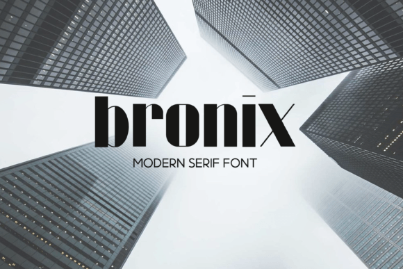 Bronix: A Unique Display Font That Elevates Your Designs