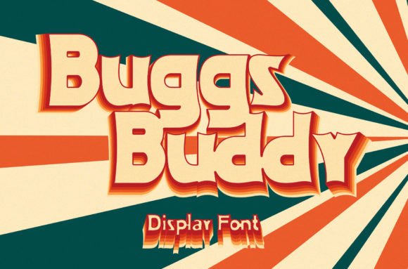 Buggs Buddy: A Bold, Friendly, and Playful Font for Retro-Inspired Designs