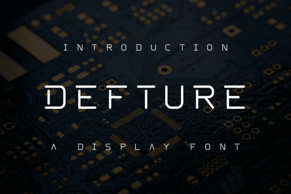 Defture: A Unique Display Font That Elevates Your Design Work