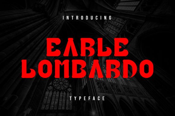 Earle Lombardo: A Bold Typographic Statement for Modern Design