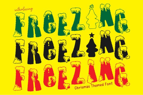 Freezing: A Retro-Inspired Font with Modern Appeal