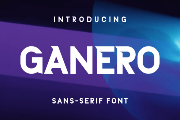Ganero: A Unique Display Font That Elevates Your Design