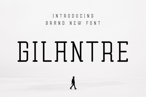 Gilantre: A Unique Display Font for Creative Expression