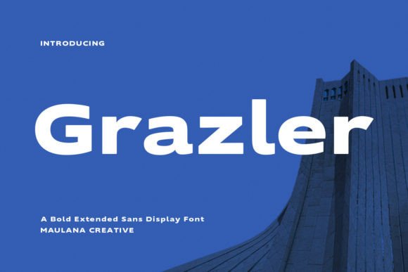Grazler: A Modern Sans Serif Font for Bold Designs