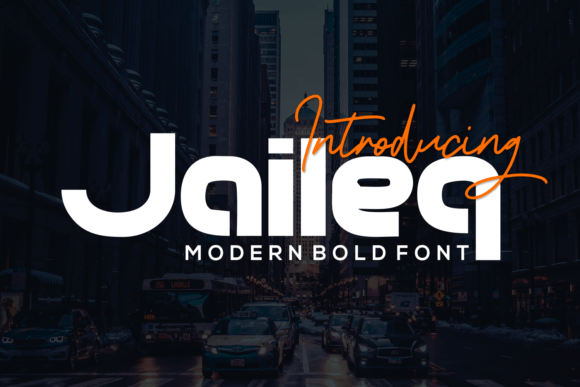 Jaileq: A Bold and Contemporary Display Font for Modern Design