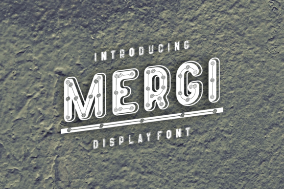 Mergi: A Unique Display Font