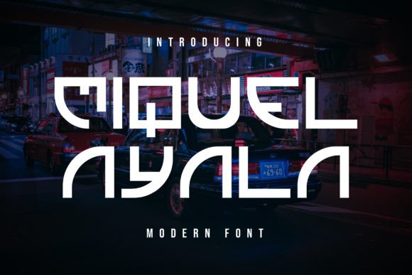 Miquel Ayala: A Unique Display Font for Creative Projects