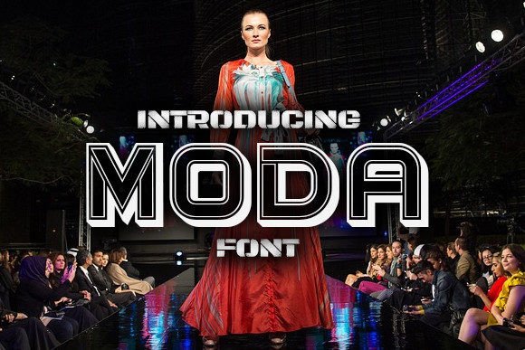 Moda: A Versatile 3D Typeface for Modern Design