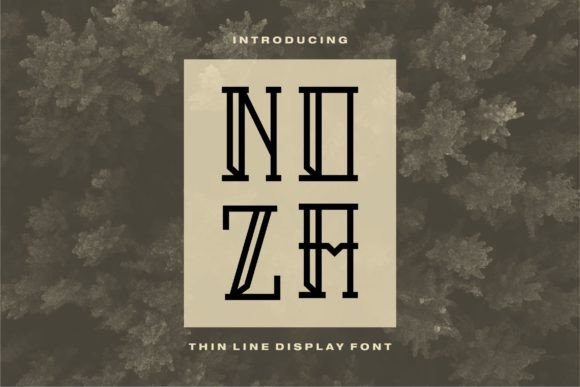 Noza: A Stylish, Professional Display Font for Versatile Design