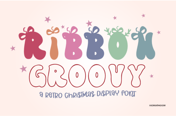 Ribbon Groovy: A Bold and Colorful Display Font for Creative Designs