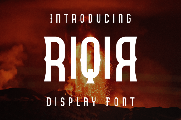 Riqir: A Unique Display Font for Creative Projects