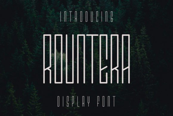 Rountera: A Versatile and Stylish Display Font for Every Project
