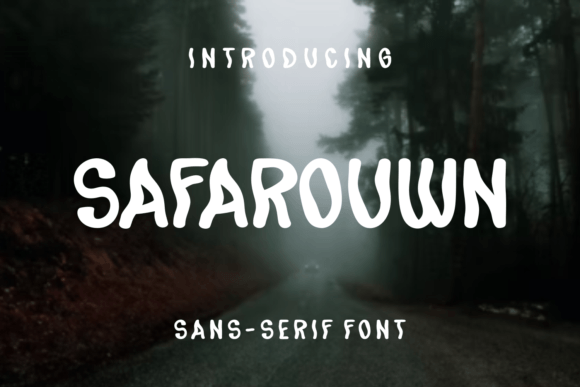 Safarouwn: A Unique Display Font for Creative Excellence